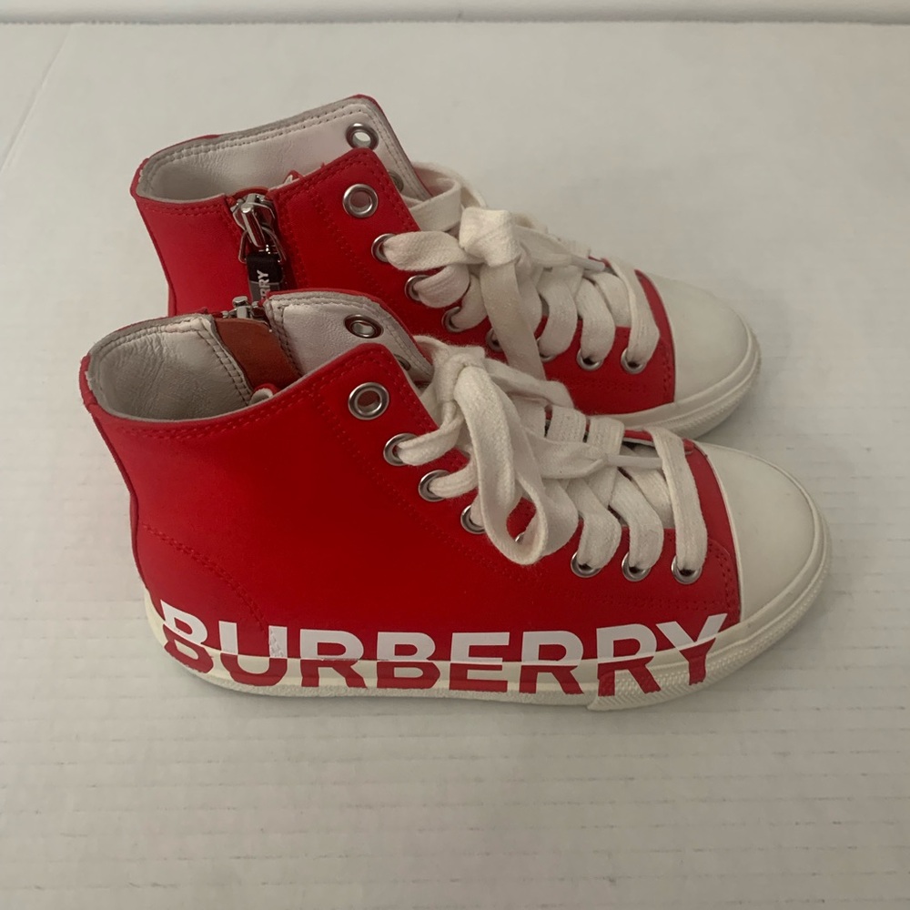 Kids Burberry Hightop Sneaker
